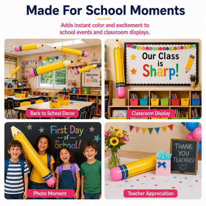 Giant Inflatable Pencil Classroom Decor For Back To School