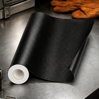 Black Self-Adhesive Leather Repair Patch Roll