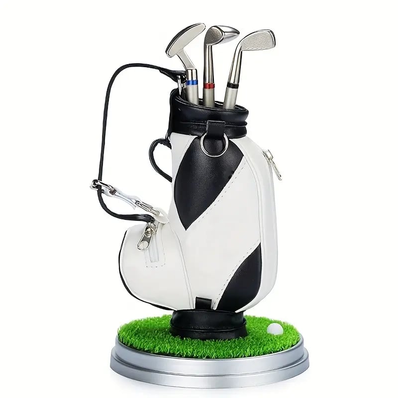⛳Bring the Fairway to Your Desk — Golf Pen Holder + 3-Pen Set