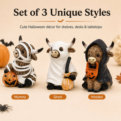 🎃🐮 Bring Home the Cutest Highland Cow Halloween Vibe