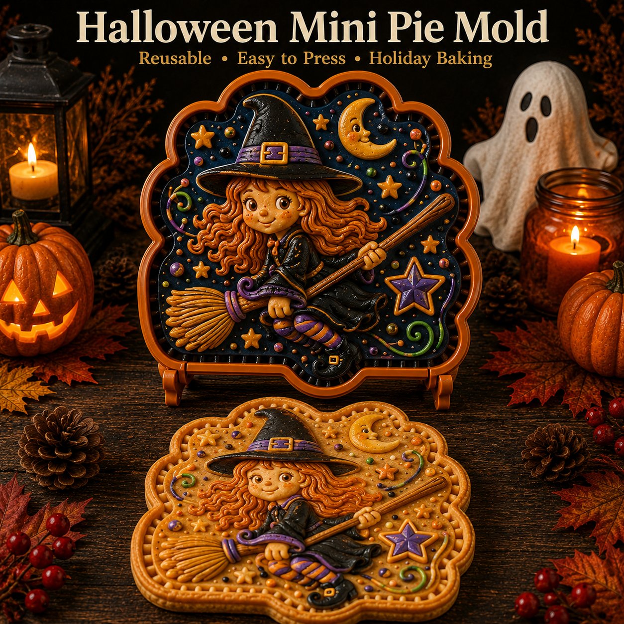 🎃 Halloween Mini Pie Mold Collection🚚 Buy 2+ Get Free Shipping