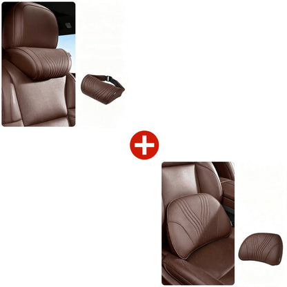 🚗💤 Relieve Driving Fatigue! Universal Memory Foam Car Headrest Neck Pillow, Ergonomic Support Auto Neck Cushion for Long Road Trips