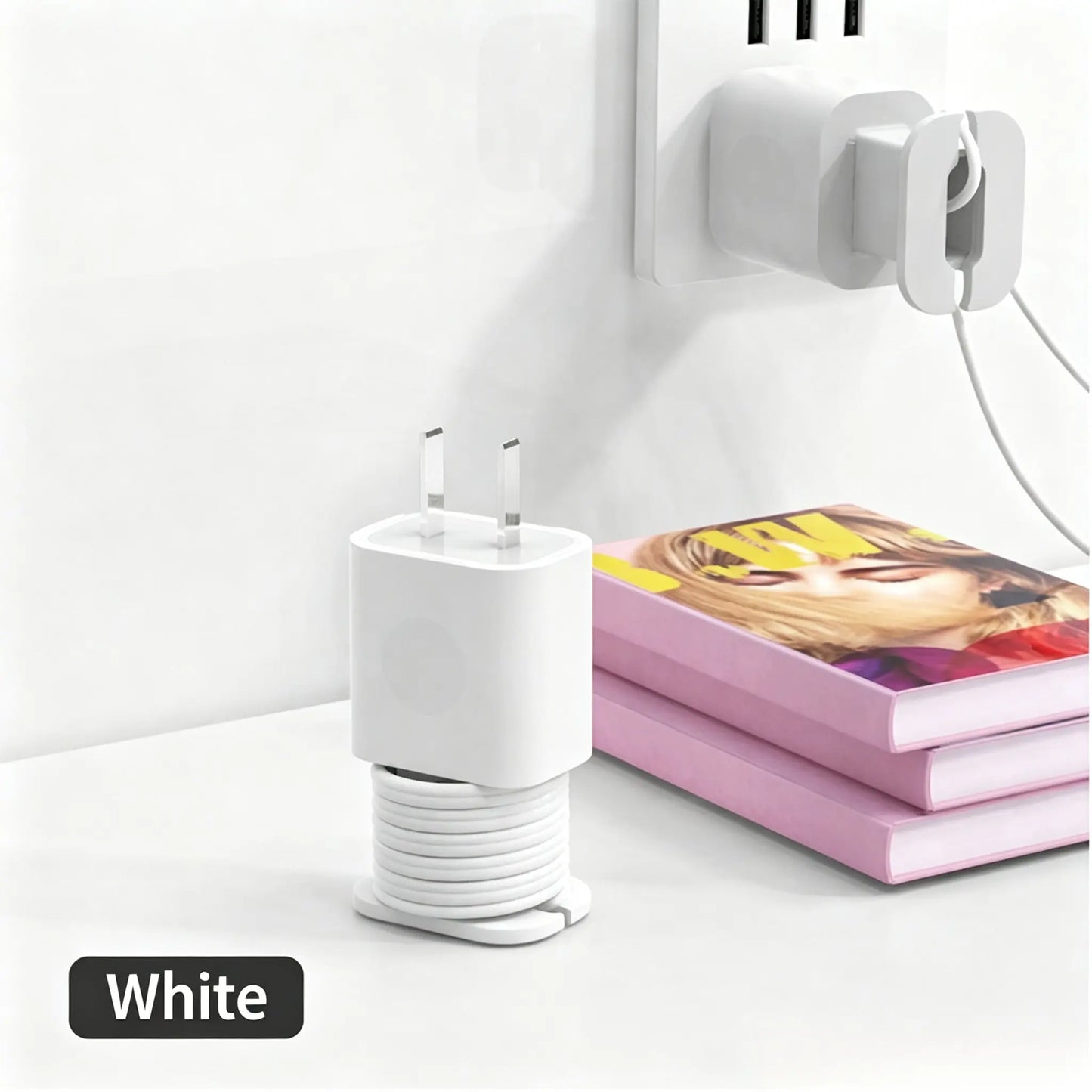2PCS 2-in-1 Silicone Charger Protector with Cord Wrap for 18W/20W Adapters ✅