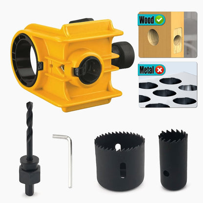 🚪 Door Lock Installation Jig Kit | Wood Door Knob & Deadbolt Hole Drilling Set