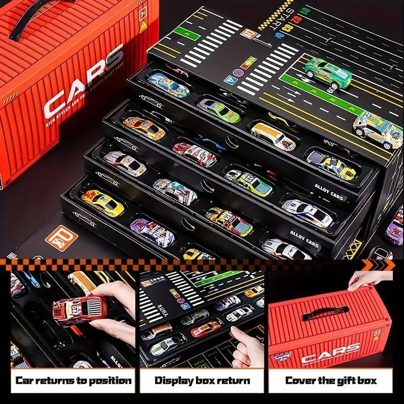 🔥Limited Time 50% Off✨48pcs Pull-Back Toy Cars Set