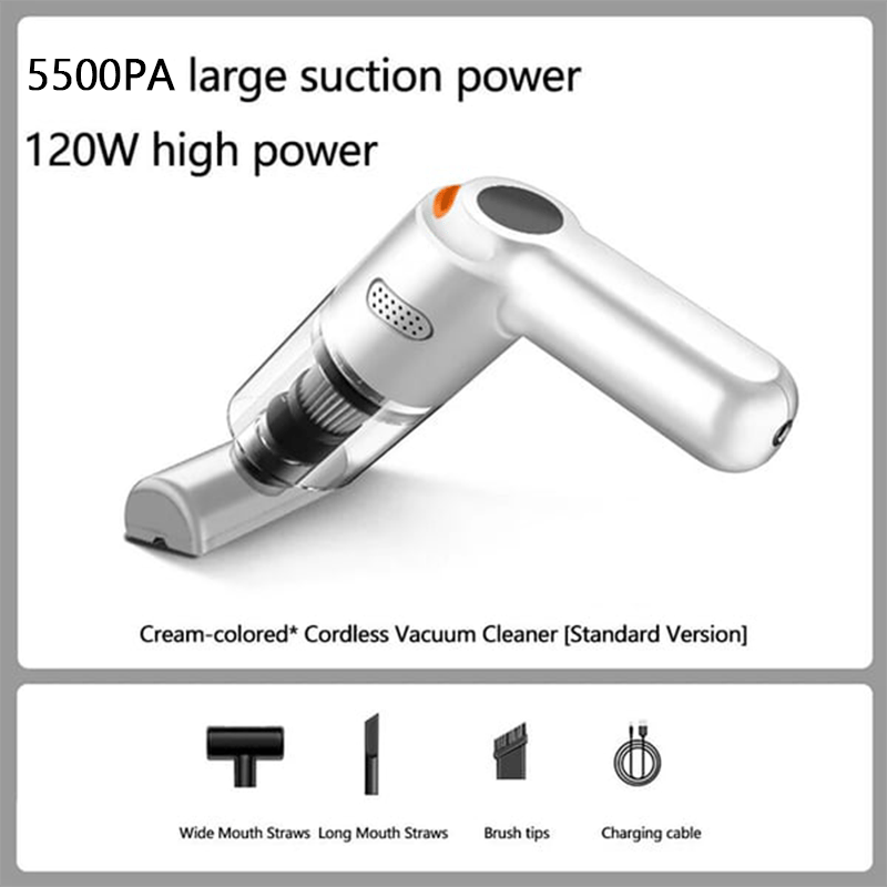 High-Power Cordless Vacuum Cleaner Kit for Car