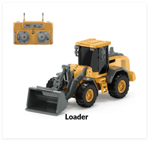 ⭐ 1:64 Premium Alloy Mini RC Construction Set