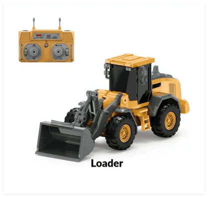 ⭐ 1:64 Premium Alloy Mini RC Construction Set