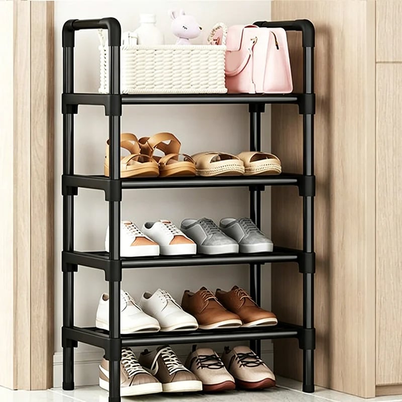 👟Multi-layer Shoe Storage Shelf | Sturdy· Stackable· Space-Saving