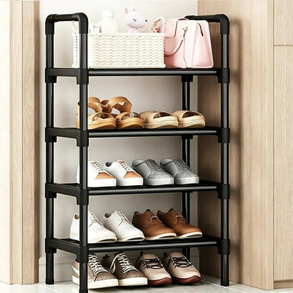 👟Multi-layer Shoe Storage Shelf | Sturdy· Stackable· Space-Saving