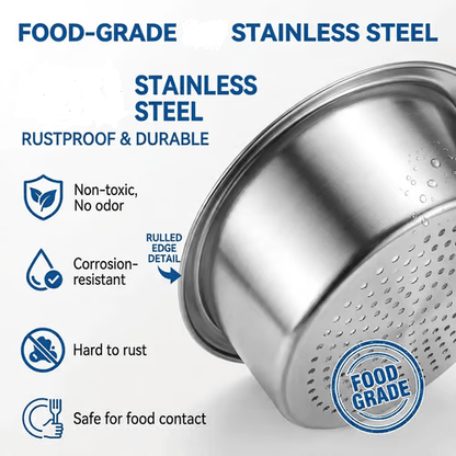 Stainless Steel Swan Sink Strainer Basket