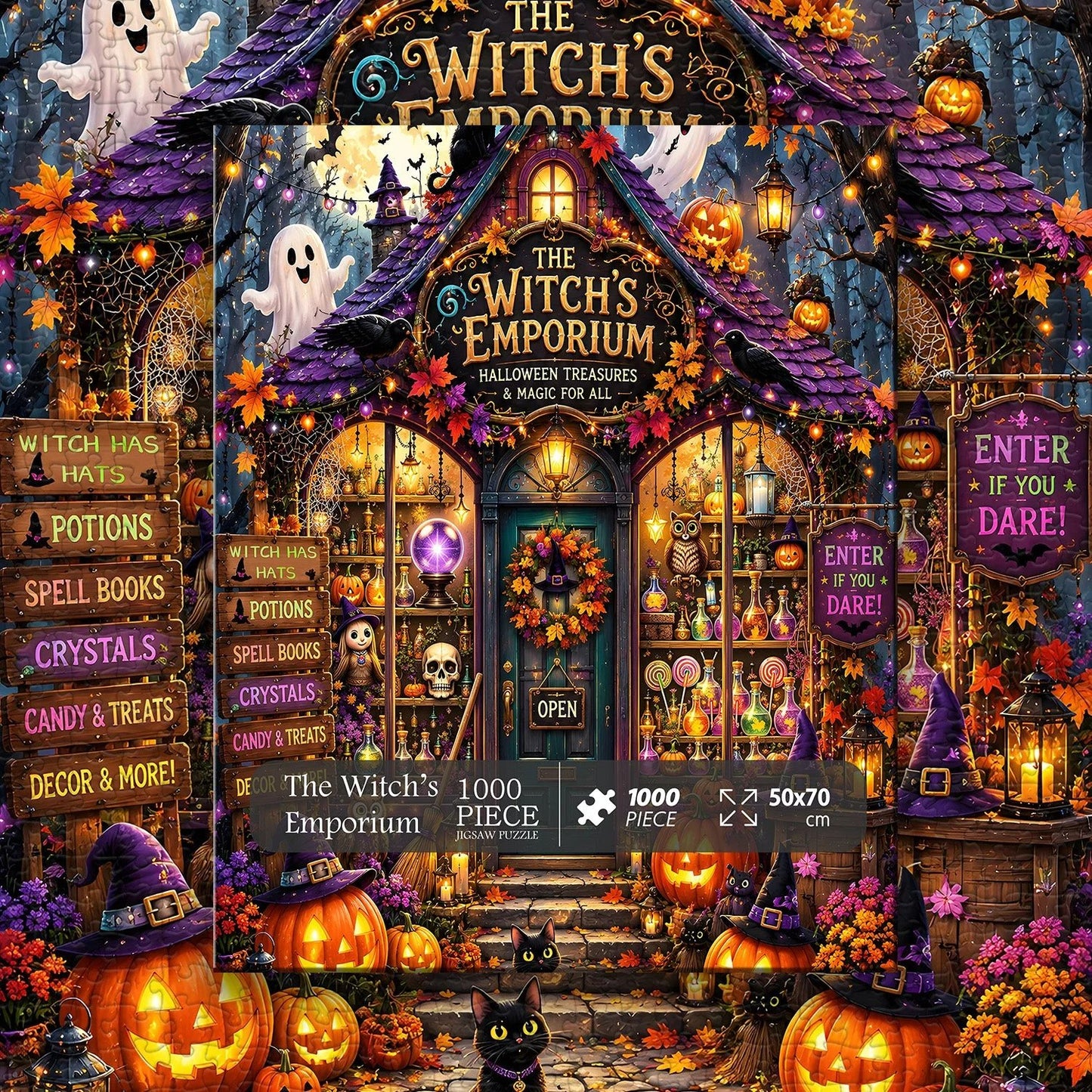 💥🏆The Witch’s Emporium Jigsaw Puzzle 1000 Pieces