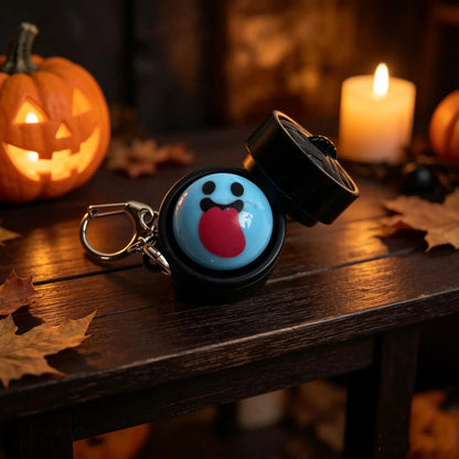 2026 Hot Sale🎀 Cute Dumpling Pressable Fidget Keychain – Adorable Stress Relief Charm