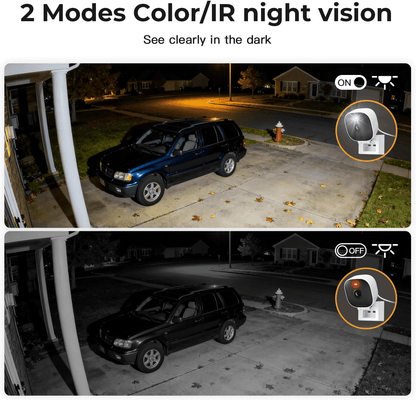Only $14.99 Last Day Promotion!🔥 Crystal-clear security 2K camera 🎥 Color Night Vision 🌙 24/7 Recording & Smart Alerts 🚨 Easy Install! 🔒