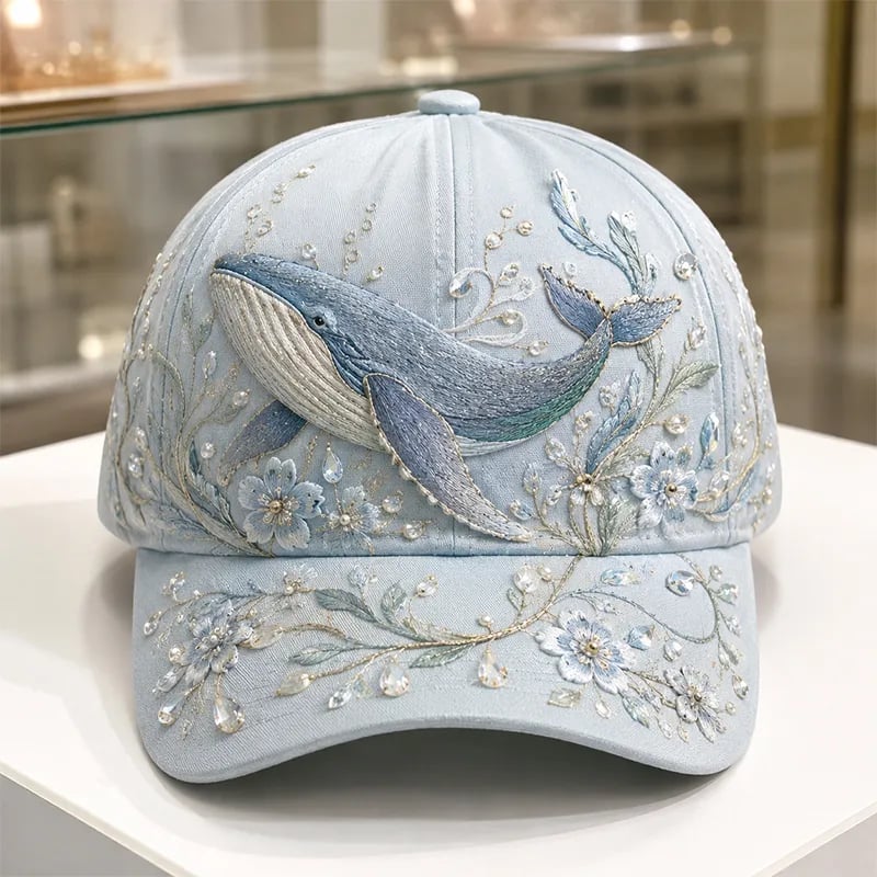 🔥 Last Day 49% OFF – 🌊 3D Ocean Creatures Printed Cap