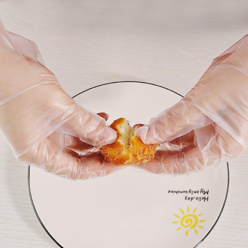 🧤 Latex-Free & Food Safe – 100 Disposable TPE Gloves for Kitchen, Cleaning & More. UK Stock
