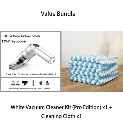 High-Power Cordless Vacuum Cleaner Kit for Car