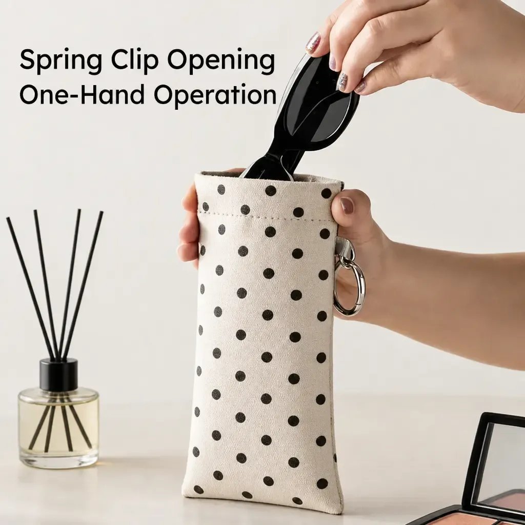 🏆75K+ SOLD!🕶️ Soft PU Leather Sunglasses Pouch