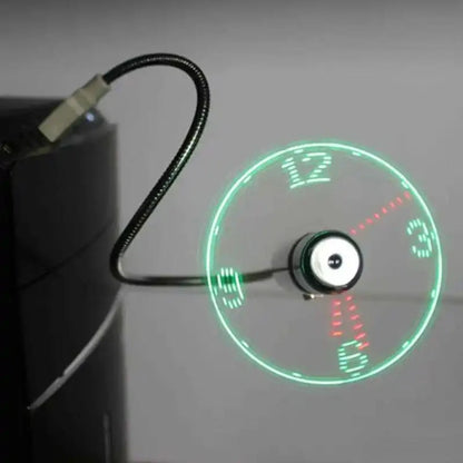 🔥HOT SALE 49% OFF🕛Portable LED time display clock fan with USB🍃