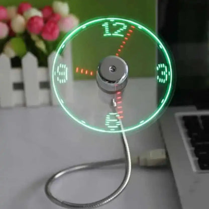🔥HOT SALE 49% OFF🕛Portable LED time display clock fan with USB🍃