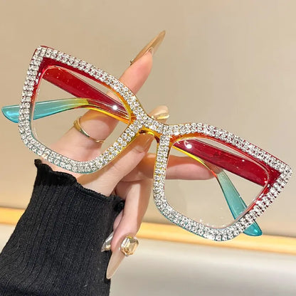 Cat-Eye Reading Glasses with Diamond Accents | Blue Light Blocking