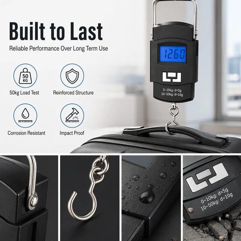 💥Buy 1 get 1 free 🔥Mini Portable Digital Luggage Scale