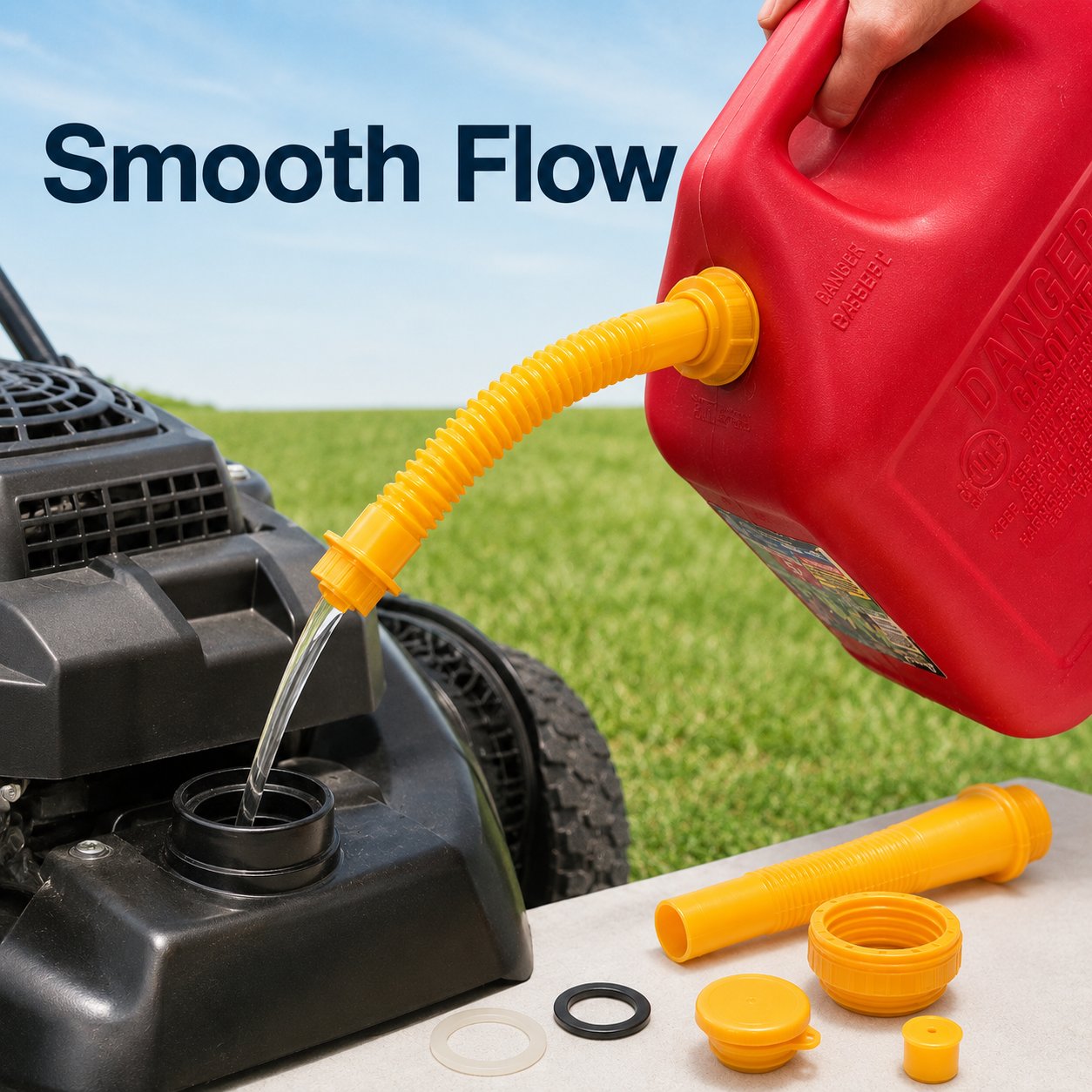 💥Buy One Free One💥 - Spill Less. Pour Better. Keep Your Old Gas Can Working.