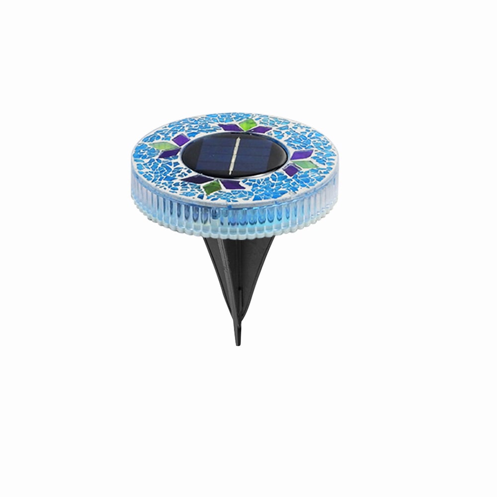 ✨Solar Outdoor Mosaic Disc Lights (4-Pack)