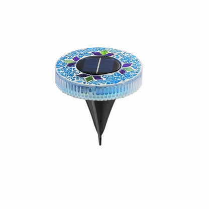 ✨Solar Outdoor Mosaic Disc Lights (4-Pack)