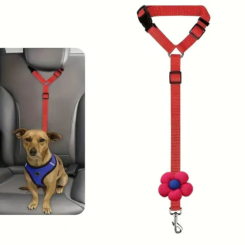 🔥BUY 1 GET 1 FREE 🎁2-in-1 Dog Car Seat Belt & Walking Leash