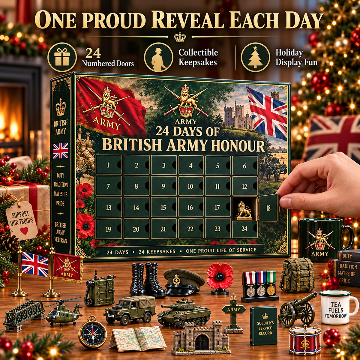 24 Days of British Army Honour Advent Calendar