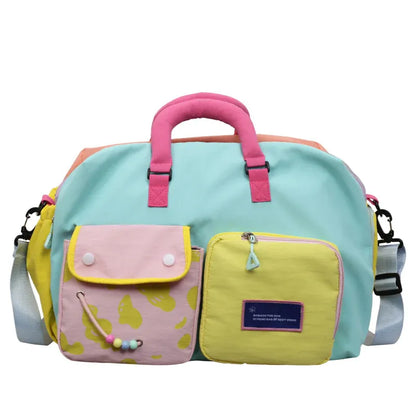 🏆LAST DAY SALE 49% OFF🔥Casual Color Block Overnight Bag