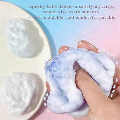 Crunchy Stress Balls, Soft Squishy Squeeze Balls for Kids & Adults ✅