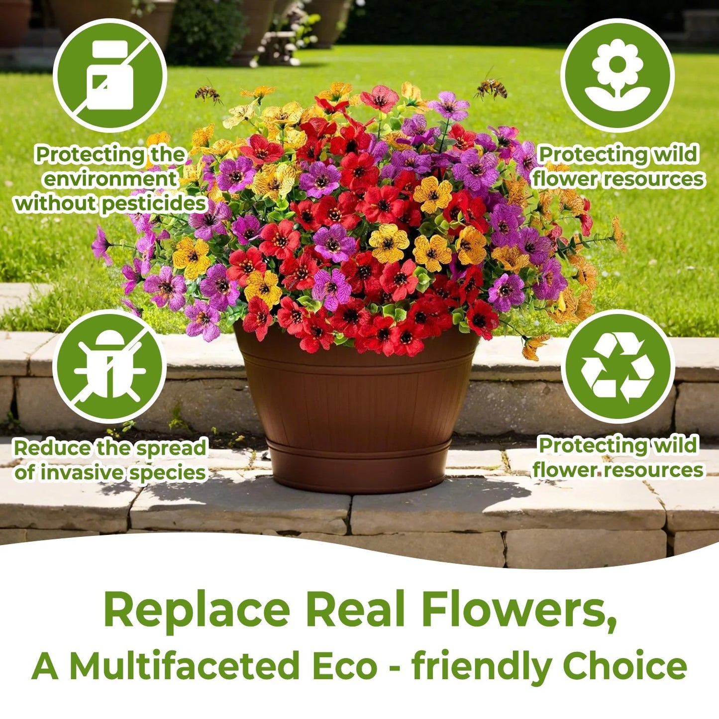 -🌱High-Grade Material Artificial Flowers