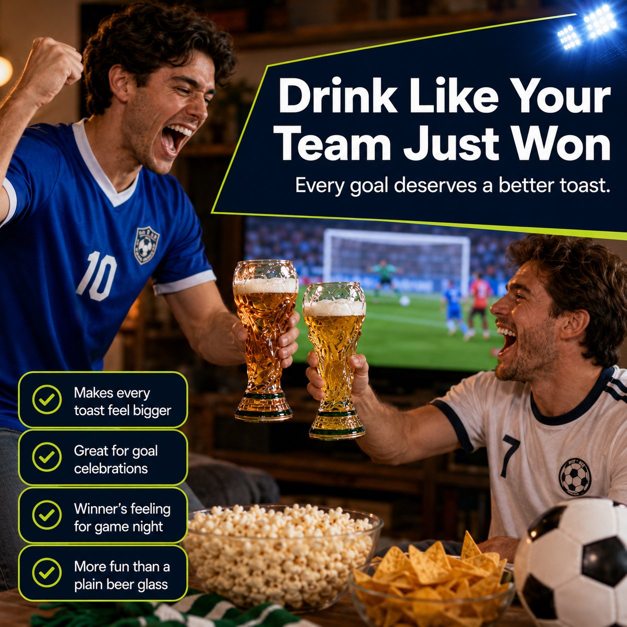 World Cup Trophy Beer Glass