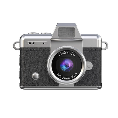 Retro Mini Digital Camera — 1080P Flip Screen, Keychain Size, Y2K Film Style