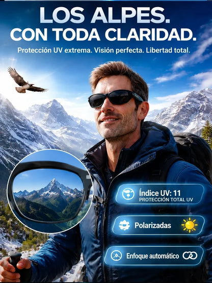 Gafas inteligentes SL con zoom, cambio de color y traducción AI en tiempo real