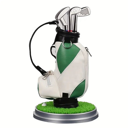 ⛳Bring the Fairway to Your Desk — Golf Pen Holder + 3-Pen Set