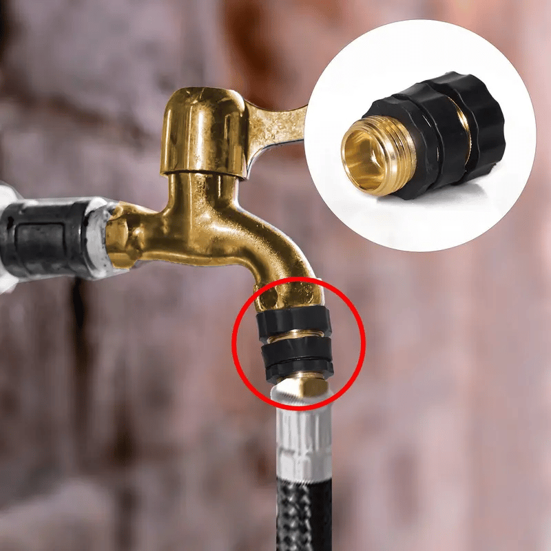 ✨LAST DAY 49% OFF - 🛠️3/4' Aluminum Alloy Garden Hose Quick Connector — Heavy-Duty Leak-Proof Quick Connect Fittings