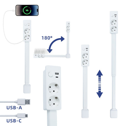 Last Day 49% OFF🔥Adjustable Electrical Outlet Extender Stick