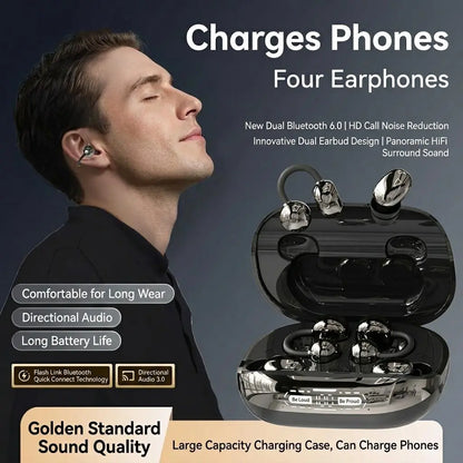 GT630S Wireless Earbuds with Power Bank Case