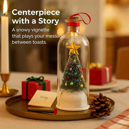 🔥Limited Time 50% Off🎄 8" Recordable Christmas Tree Message In A Bottle