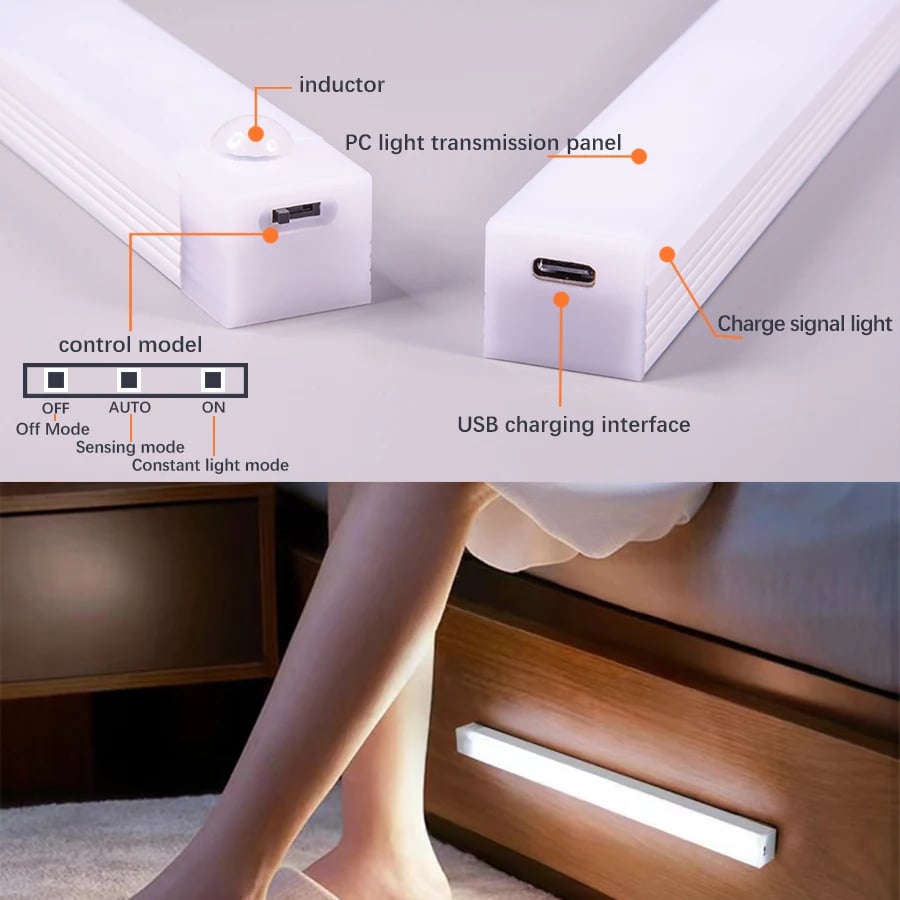 💡Punch-free Smart Sensor Magnetic Rechargeable LED Lights✈Fast Worldwide Shipping