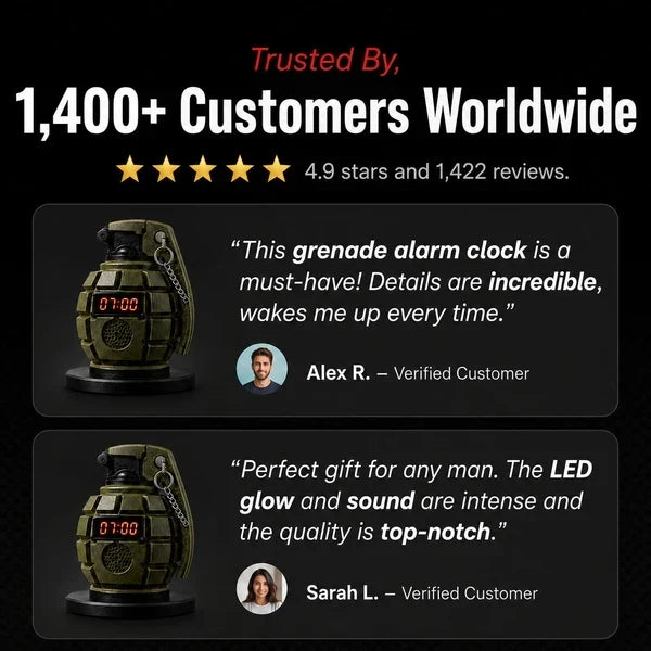 Grenade Alarm Clock