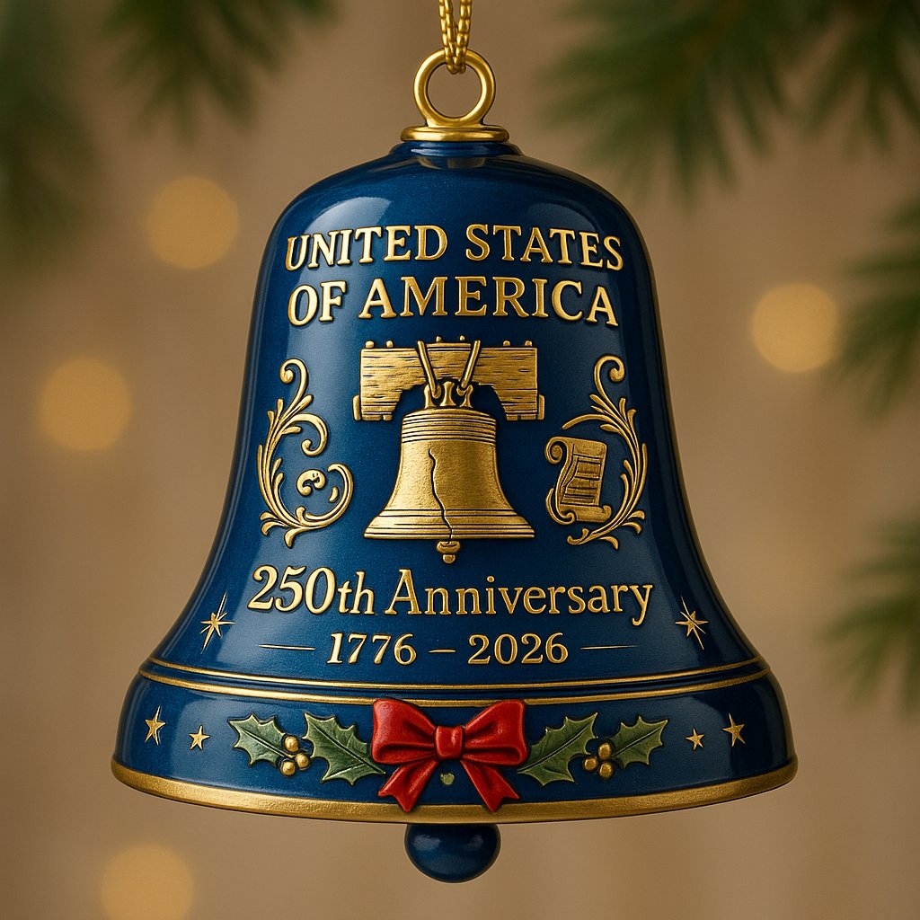 🔥Last Day: 49% OFF🔔United States 250th Anniversary Bell Ornament