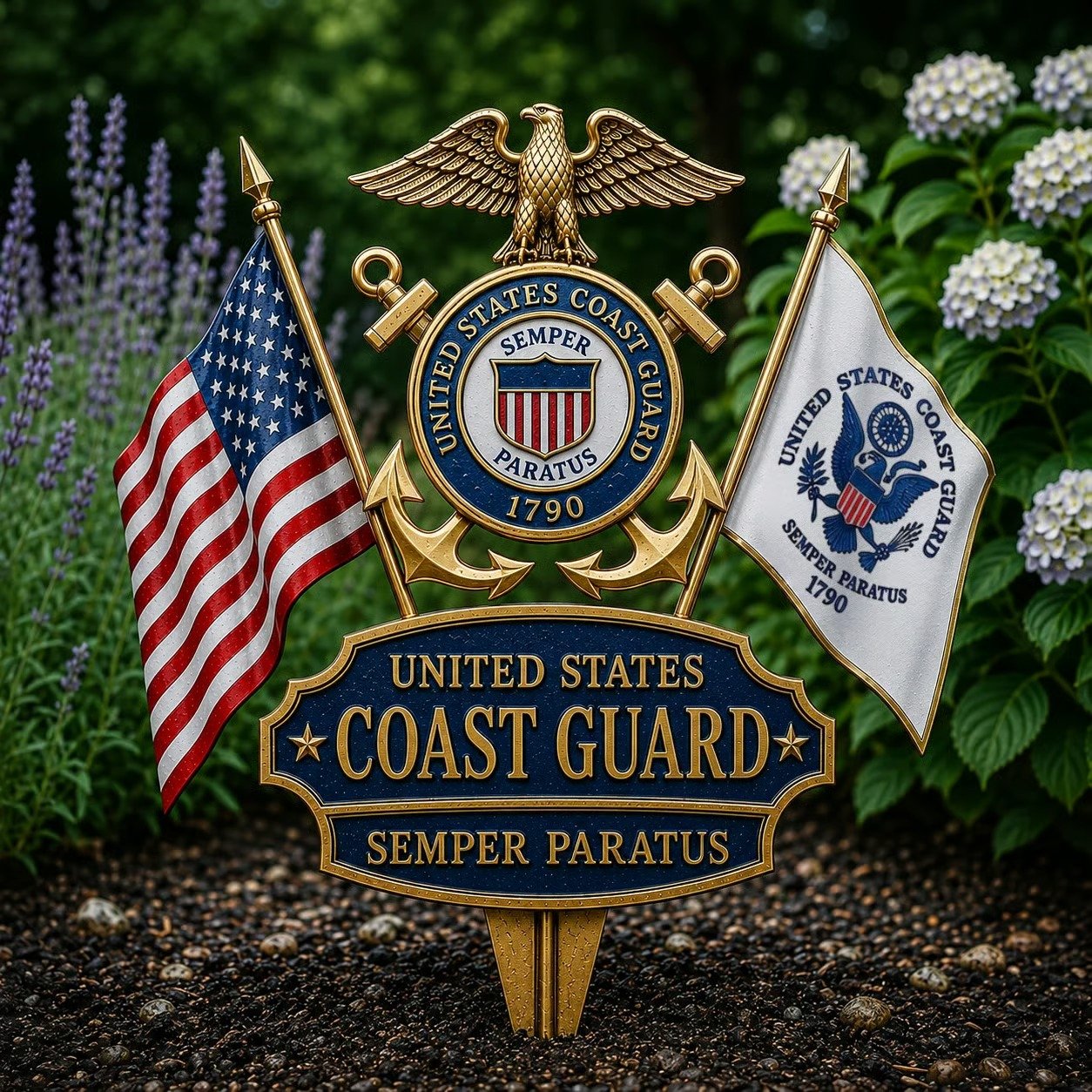 🏆Last Day Promo: 49% OFF 🎖️-US Marine Corps Semper Fidelis Tribute Garden Stake - ✈️Buy 2 Free Shipping Today!