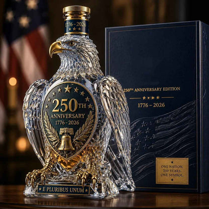 🏆 6K+ Sold! 🦅 Limited Edition Hawk Whiskey Bottle  250th Anniversary Collection