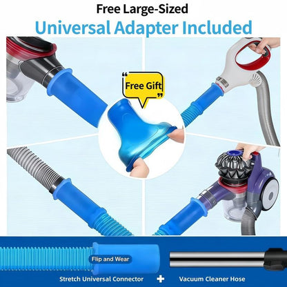 💥2 Pieces Dryer Vent Cleaner Kit Compatible with Most Vacuum Cleaner