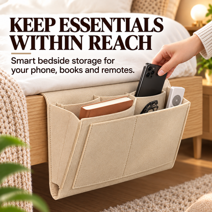 🔥  Bedside Hanging Organizer – Keep Essentials Within Reach