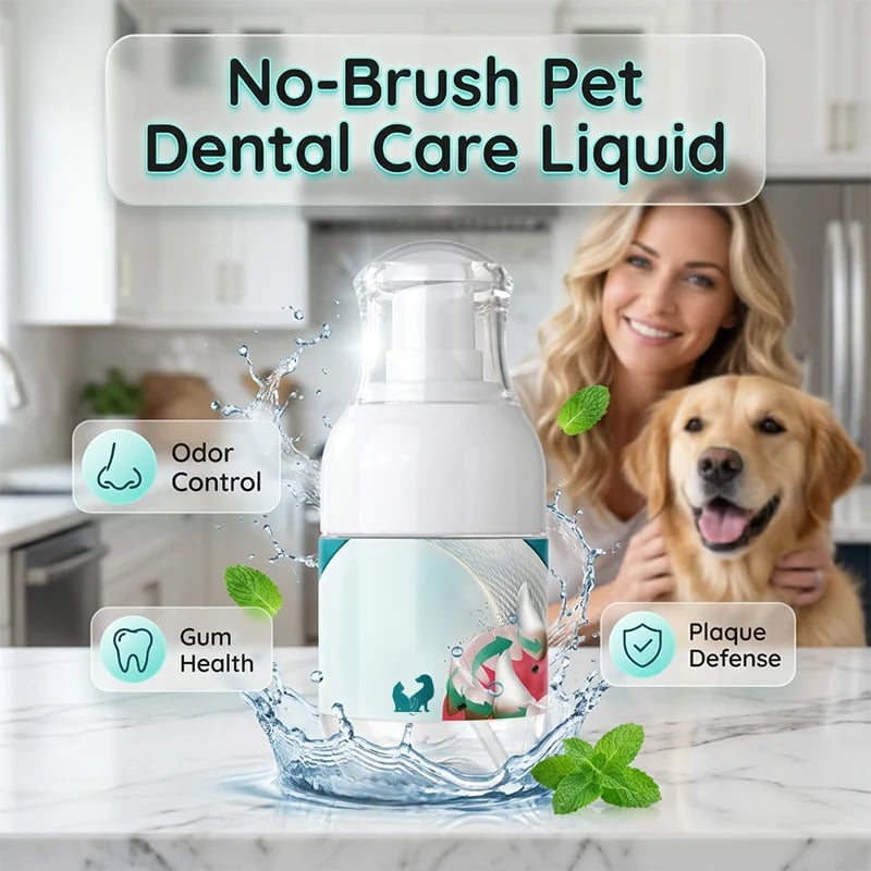 🐾No-Brush Pet Dental Care Liquid– Pet Dental Care Made Easy🦷